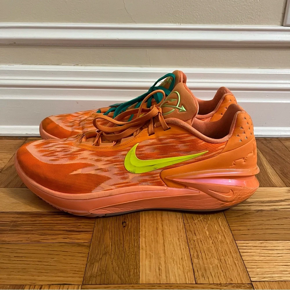 Size 17.5 Nike Arike Ogunbowale x Air Zoom GT Cut 2 Bright Mandarin
